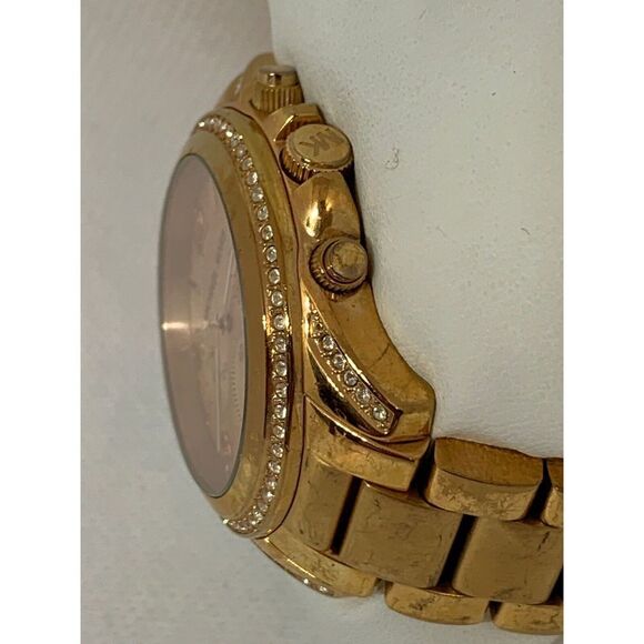 Michael Kors MK5263 Women Stainless Steel Analog Rose Gold Dial Wrist Watch E288 - Picture 3 of 11